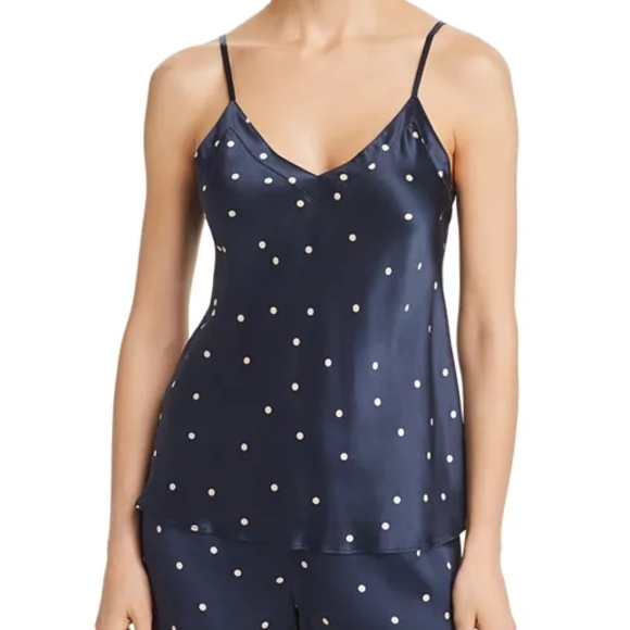 Ginia Other - Ginia Navy Polka Dot Silk Set